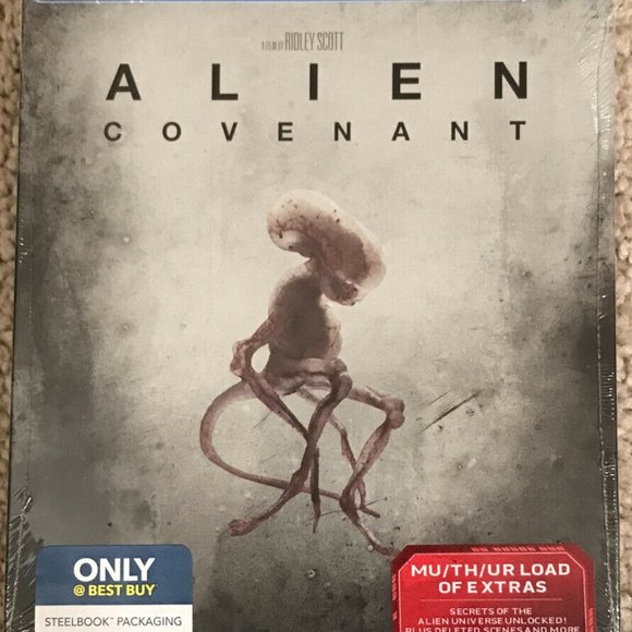 Alien Covenant Blu-Ray DVD Digital HD Best Buy Exclusive Steelbook - NEW SEALED